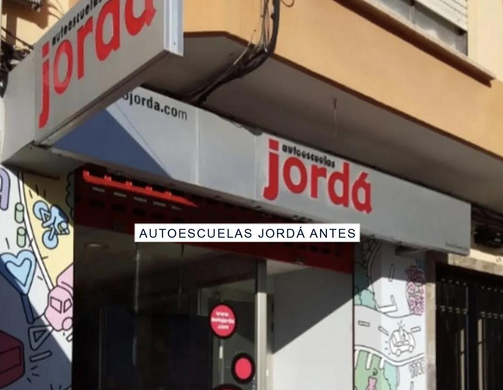 jordá autoescuelas cerramiento fachadas rótulos valencia monrotulos