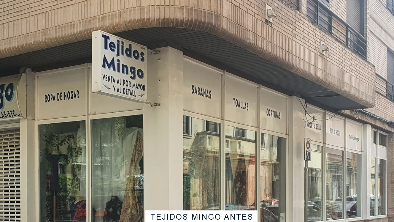 Tejidos-Mingo-Torrent-rotulo-con-luz-antes